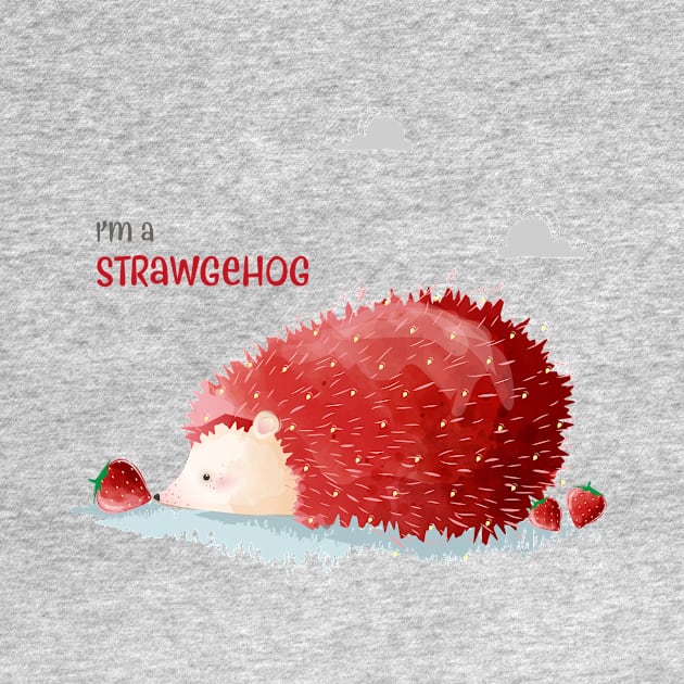 Hedgehog strawberry strawgehog by Johnny_Sk3tch